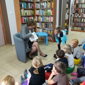 Czytanie jest super- spotkanie dla przedszkolaków. 15.09.2017 r. 